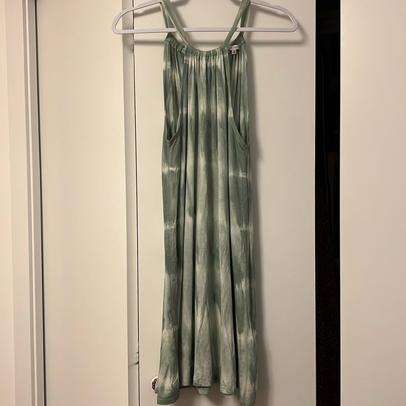 Z Supply Tie Dye Halter-neck Swing Dress - Picture 3 of 5